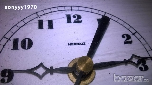 herralz-двоен часовник-25х15х5см-внос швеицария, снимка 8 - Антикварни и старинни предмети - 18226640