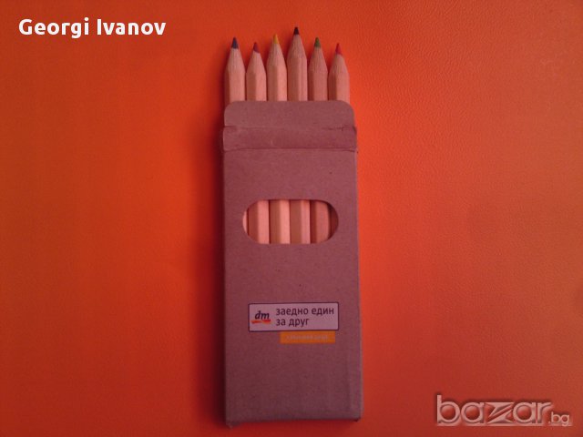 6 бр. цветни моливи, снимка 1