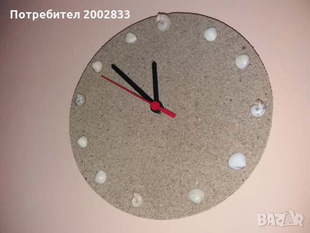 Часовник за стена ръчна изработка, снимка 3 - Стенни часовници - 25314253