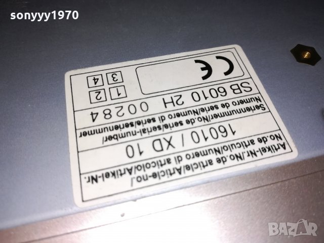 sound barrier xd-10-dvd-12voltts-внос швеицария, снимка 16 - Ресийвъри, усилватели, смесителни пултове - 22951778