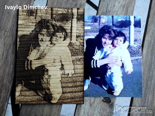 Гравирана снимка върху дърво, снимка 2 - Картини - 17879801