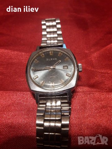 Стар механичен часовник-СЛАВА, снимка 1 - Антикварни и старинни предмети - 25303990