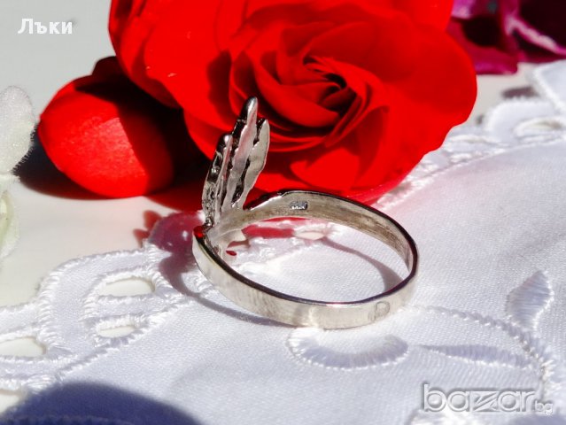 Сребърен пръстен. , снимка 3 - Пръстени - 12220088