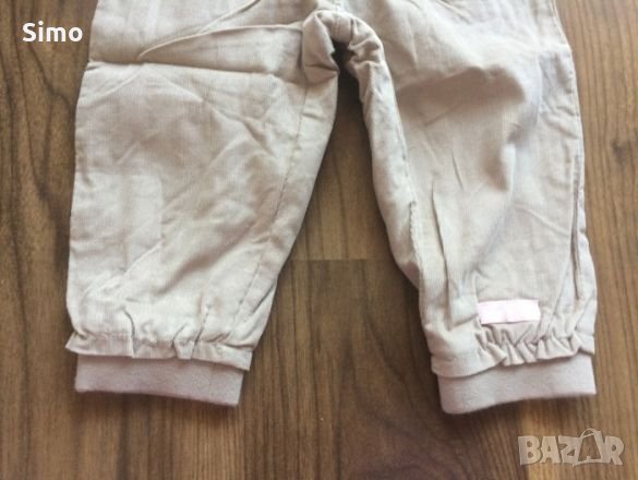 Бебешки панталонки - подплатени джинсови - Bornino 74/80 , снимка 2 - Панталони и долнища за бебе - 23673874