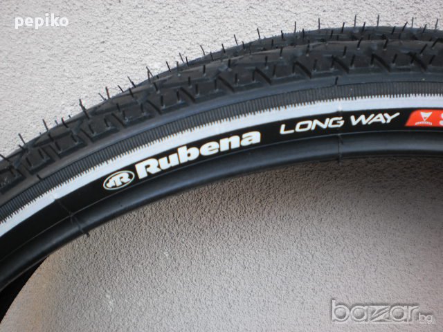 Продавам колела внос от Германия външни гуми 24 цола против баби зъби RUBENA LONG WAY STOP THORN, снимка 3 - Аксесоари за велосипеди - 9248475