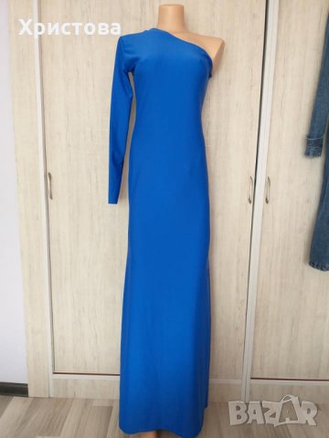 Нова дълга рокля в синьо за повод - 32.00лв., снимка 13 - Рокли - 21610920