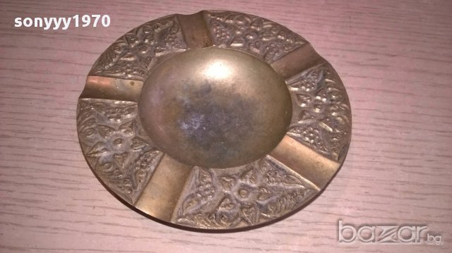 Ретро пепелник-11см-внос швеицария, снимка 8 - Антикварни и старинни предмети - 17796751