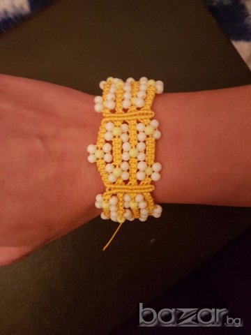 Гривна маргаритки ръчна изработка