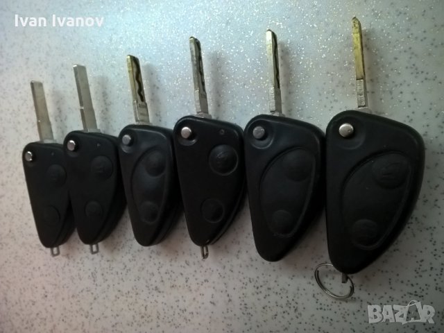 Ключове за Алфа Ромео 156 с 2 бутона - стари, снимка 7 - Части - 25115144