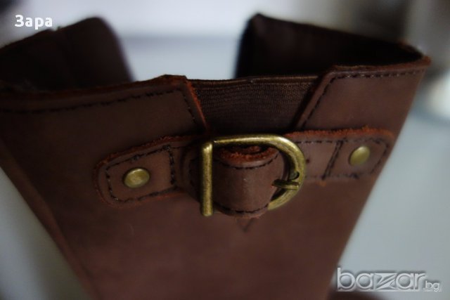 нови кожени ботуши Marks & Spencer, 23ти номер, снимка 2 - Детски боти и ботуши - 16017837