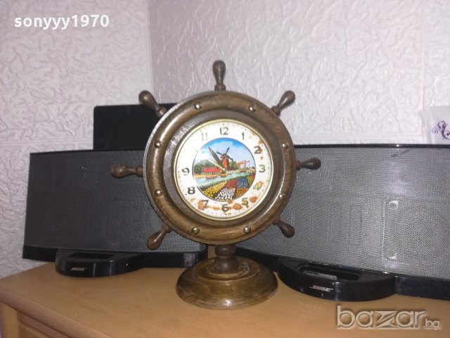 ПОРЪЧАН-АНТИК-ретро колекция-дървен часовник-внос швеицария, снимка 2 - Колекции - 20484640