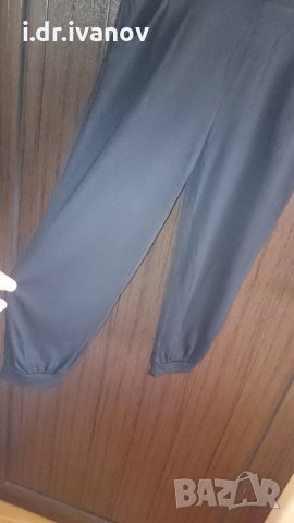 Черен памучен гащеризон H&M размер 146см, снимка 3 - Детски панталони и дънки - 22599270