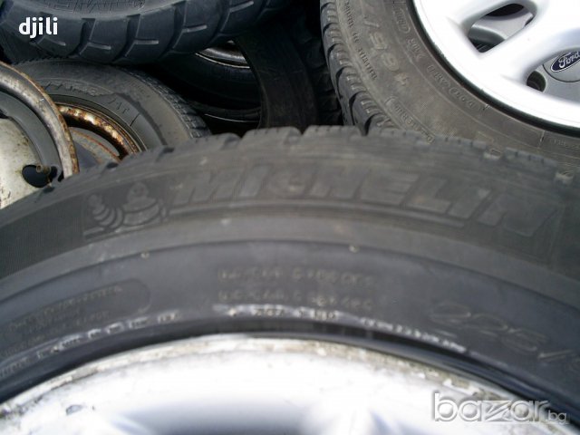 Комплект лети  джанти с гуми Michelin Alpine 225/55/R16 за Мерцедес 5х112;Mercedes E-klasse, снимка 3 - Гуми и джанти - 17603735