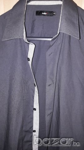 Мъжка риза с дълъг ръкав Celio нова №39-40 около врата, снимка 2 - Ризи - 16163884