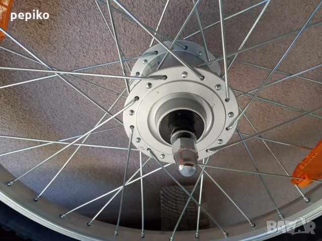 Продавам колела внос от Германия комплект алуминиева капла 20 цола с динамо главина SHIMANO NEXUS, снимка 2 - Велосипеди - 26141336