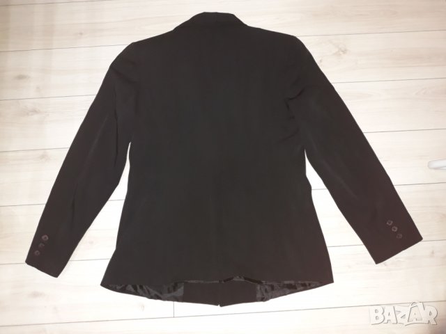 Черно дамско Италианско сако марка YA , снимка 2 - Сака - 23625276