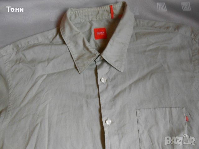Мъжка риза Hugo Boss с дълъг ръкав , снимка 3 - Ризи - 22029316