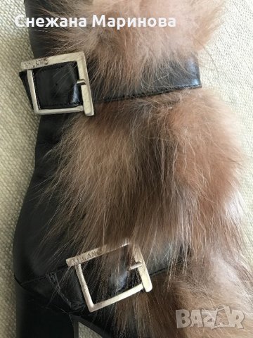 Ботуши естествена кожа и пух, снимка 6 - Дамски ботуши - 24077853