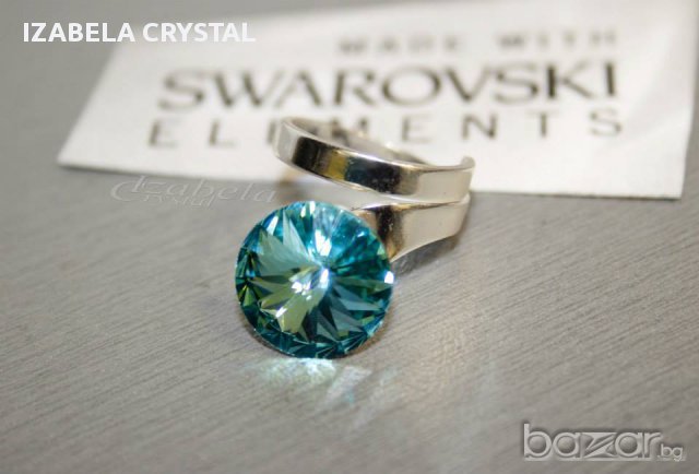 Сваровски Гривна,Обеци, Колие "rivoli" Crystals from SWAROVSKI ®, снимка 15 - Гривни - 10047311
