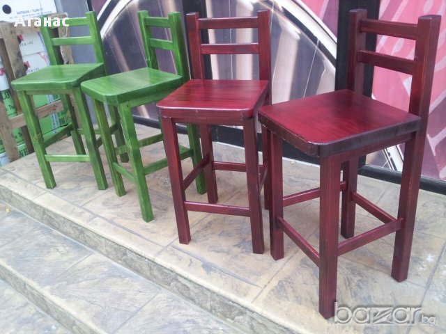 Бар столове с облегалка, снимка 8 - Столове - 14758258