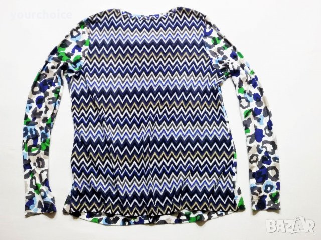 RIANI Womens Zig Zag Design Knit Cardigan Blouse Дамска Жилетка Size L - Нова, снимка 6 - Сака - 21103889