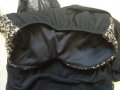 Малка черна къса рокля размер ХS-S, снимка 7