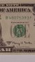 $ 1 Dollar 1963-A Federal Reserve Note New York UNC, снимка 2