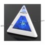 LED Часовник Пирамида сменящ цвета си в 7 цвята - код 0215, снимка 4