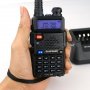 Нова Baofeng 5R 5w +3 подаръка 136-174 400-480 Mhz Радиостанция Pmr Fm фенерче, снимка 4