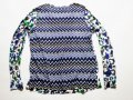 RIANI Womens Zig Zag Design Knit Cardigan Blouse Дамска Жилетка Size L - Нова, снимка 6