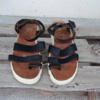 Кожени сандали от телешки бокс., снимка 9 - Сандали - 25692284