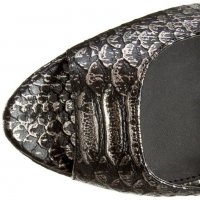 ПРОМО 🍊 CALVIN KLEIN № 37-38-39 🍊 Дамски кожени сандали в черно сребристо нови с кутия, снимка 5 - Дамски елегантни обувки - 21972391