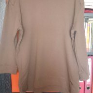 кафява блуза с орнаменти, снимка 1 - Блузи с дълъг ръкав и пуловери - 12964982