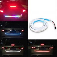 Многоцветна RGB Стоп LED светеща сигнална лента за багажник на кола , снимка 2 - Аксесоари и консумативи - 20303592