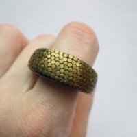 Обемен пръстен ръчна изработка , снимка 1 - Пръстени - 25382150