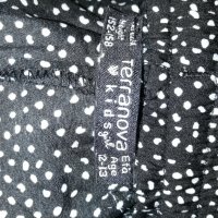 Летен панталон Terranova, черен на бели точки, снимка 5 - Детски панталони и дънки - 25525979