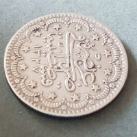 5 куруш Османска Сребърна Монета 1327 3 1911 година Mehmed V, снимка 3 - Нумизматика и бонистика - 22273790