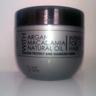 Професионална маска за боядисана коса с масло от Арган и Макадамия - 250мл., снимка 1 - Продукти за коса - 15360106