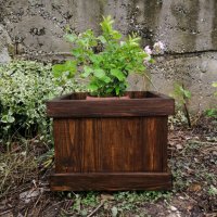 Дървени саксии, (кашпи) за растения, снимка 16 - Саксии и кашпи - 24911809