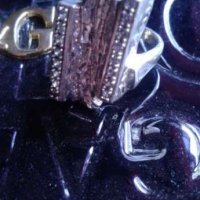  Марков сребърен дизайнерски пръстен, снимка 1 - Пръстени - 19124767