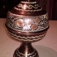 Красива ваза-25х13см-внос швеицария, снимка 7 - Антикварни и старинни предмети - 17409093