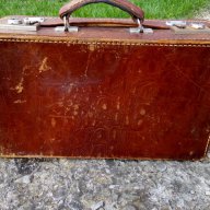 Кожено куфарче, снимка 2 - Антикварни и старинни предмети - 17833284