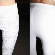 Нови ластични панталони с дантела, снимка 3 - Панталони - 9241345