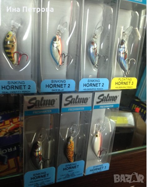 Воблер Salmo Hornet Deep Runner - Потъващ, снимка 1