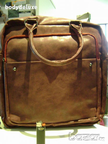 бордо и кафяво чанти, снимка 1