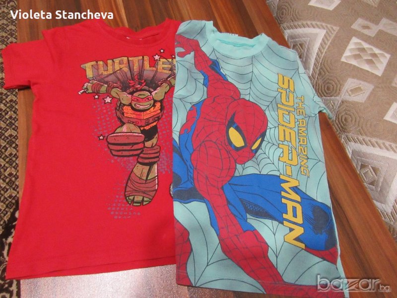 2 бр.ДЕТСКИ ТЕНИСКИ ЗА МОМЧЕ, снимка 1