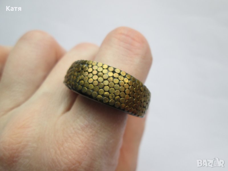 Обемен пръстен ръчна изработка , снимка 1