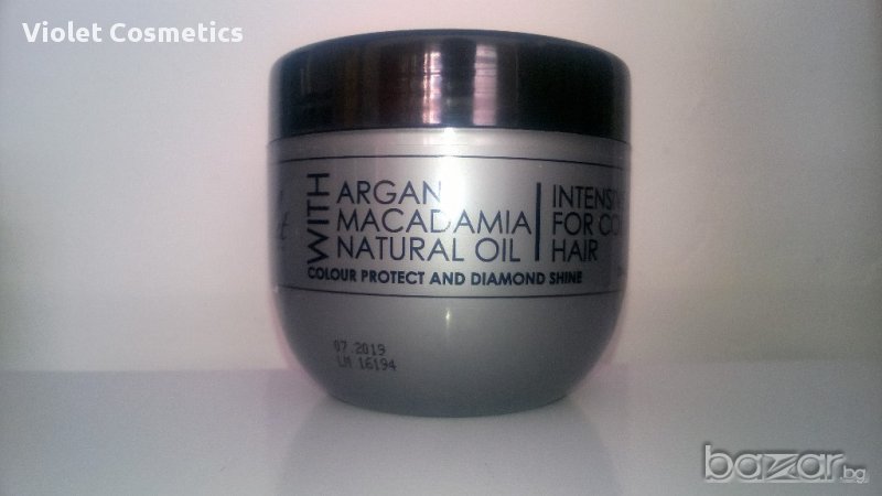 Професионална маска за боядисана коса с масло от Арган и Макадамия - 250мл., снимка 1