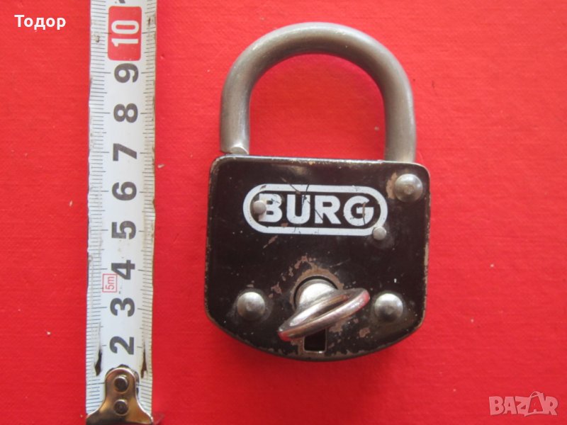Немски катинар Бург с ключ ключе , снимка 1