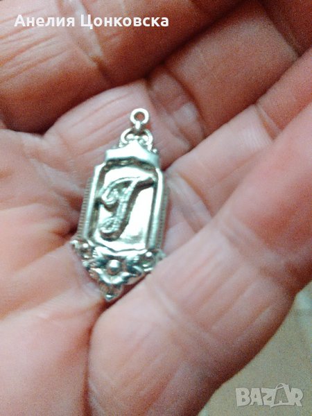 Старинна плочка буква "Г", снимка 1